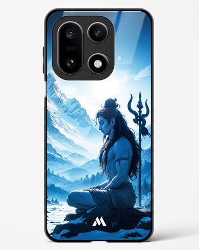 Meditating on Kailash Glass Case Phone Cover (OnePlus)