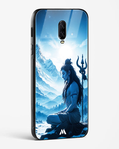Meditating on Kailash Glass Case Phone Cover (OnePlus)