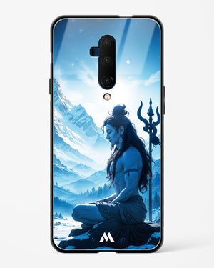 Meditating on Kailash Glass Case Phone Cover (OnePlus)