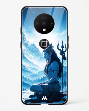 Meditating on Kailash Glass Case Phone Cover (OnePlus)