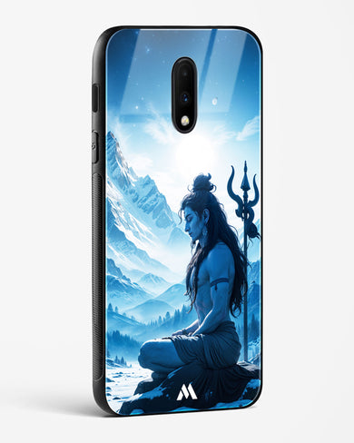 Meditating on Kailash Glass Case Phone Cover (OnePlus)
