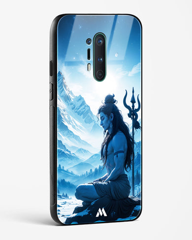 Meditating on Kailash Glass Case Phone Cover (OnePlus)