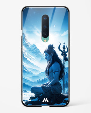 Meditating on Kailash Glass Case Phone Cover (OnePlus)