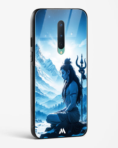 Meditating on Kailash Glass Case Phone Cover (OnePlus)