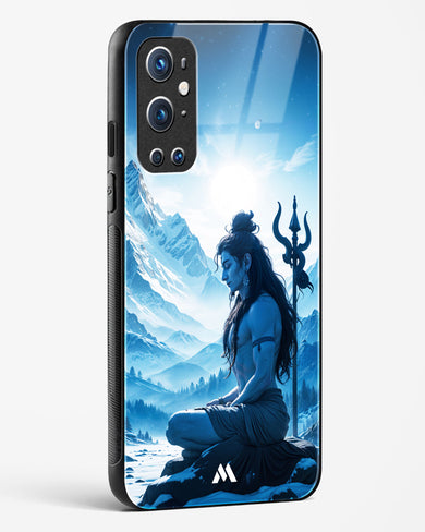 Meditating on Kailash Glass Case Phone Cover (OnePlus)