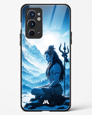 Meditating on Kailash Glass Case Phone Cover (OnePlus)