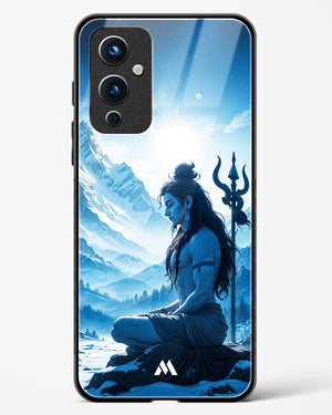 Meditating on Kailash Glass Case Phone Cover (OnePlus)