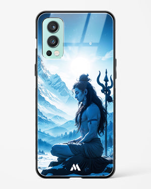 Meditating on Kailash Glass Case Phone Cover (OnePlus)