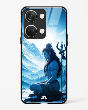 Meditating on Kailash Glass Case Phone Cover (OnePlus)