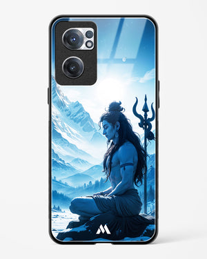 Meditating on Kailash Glass Case Phone Cover (OnePlus)