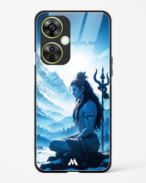 Meditating on Kailash Glass Case Phone Cover (OnePlus)