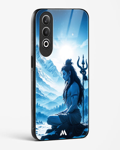 Meditating on Kailash Glass Case Phone Cover (OnePlus)