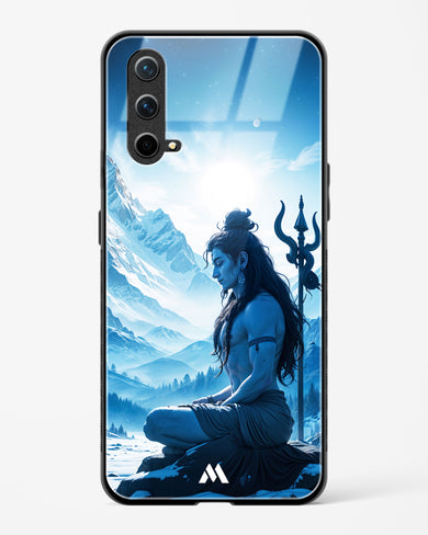 Meditating on Kailash Glass Case Phone Cover (OnePlus)