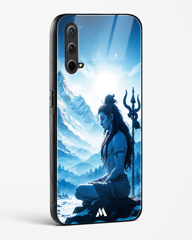 Meditating on Kailash Glass Case Phone Cover (OnePlus)