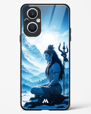 Meditating on Kailash Glass Case Phone Cover (OnePlus)