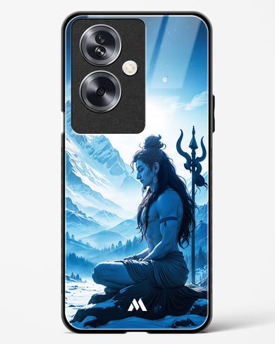 Meditating on Kailash Glass Case Phone Cover (Oppo)