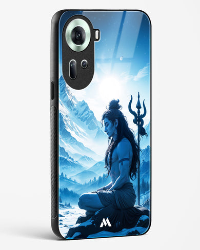 Meditating on Kailash Glass Case Phone Cover (Oppo)