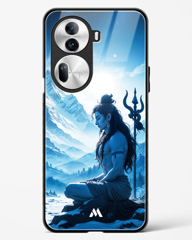 Meditating on Kailash Glass Case Phone Cover (Oppo)