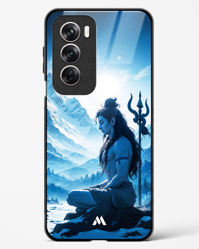 Meditating on Kailash Glass Case Phone Cover (Oppo)