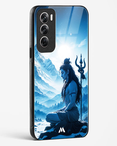 Meditating on Kailash Glass Case Phone Cover (Oppo)