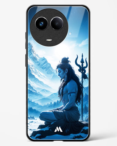 Meditating on Kailash Glass Case Phone Cover (Realme)