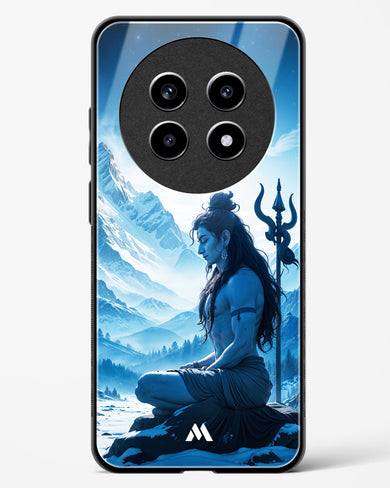 Meditating on Kailash Glass Case Phone Cover (Realme)