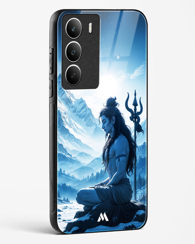 Meditating on Kailash Glass Case Phone Cover (Realme)
