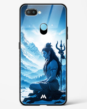 Meditating on Kailash Glass Case Phone Cover (Realme)