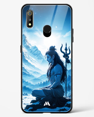 Meditating on Kailash Glass Case Phone Cover (Realme)