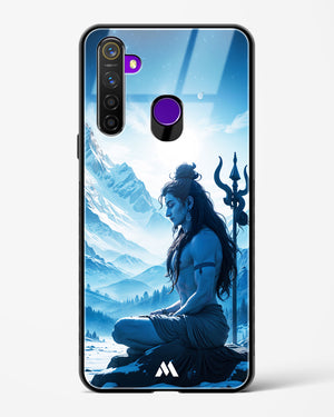 Meditating on Kailash Glass Case Phone Cover (Realme)