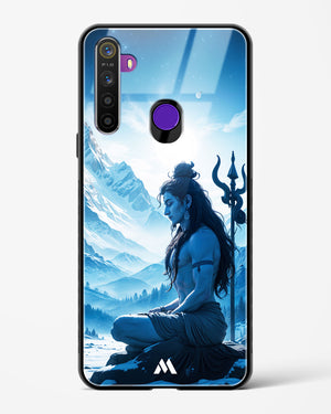 Meditating on Kailash Glass Case Phone Cover (Realme)