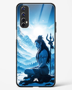 Meditating on Kailash Glass Case Phone Cover (Realme)