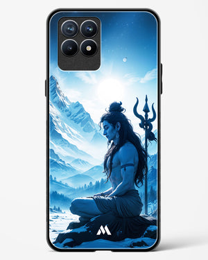 Meditating on Kailash Glass Case Phone Cover (Realme)