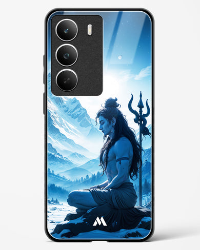 Meditating on Kailash Glass Case Phone Cover (Realme)