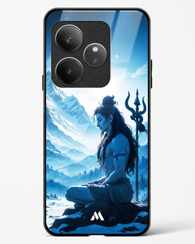 Meditating on Kailash Glass Case Phone Cover (Realme)