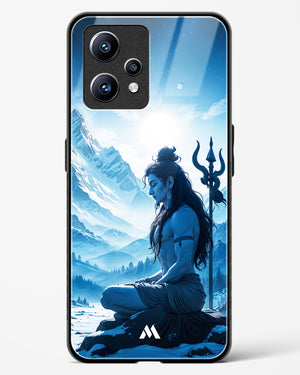 Meditating on Kailash Glass Case Phone Cover (Realme)