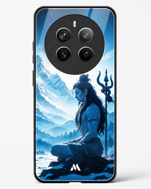 Meditating on Kailash Glass Case Phone Cover (Realme)