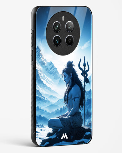 Meditating on Kailash Glass Case Phone Cover (Realme)