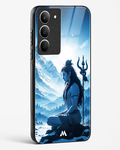 Meditating on Kailash Glass Case Phone Cover (Realme)