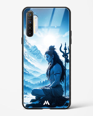 Meditating on Kailash Glass Case Phone Cover (Realme)