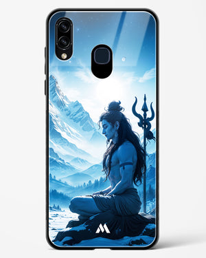 Meditating on Kailash Glass Case Phone Cover (Samsung)