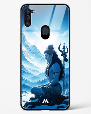 Meditating on Kailash Glass Case Phone Cover (Samsung)