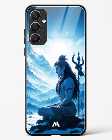 Meditating on Kailash Glass Case Phone Cover (Samsung)