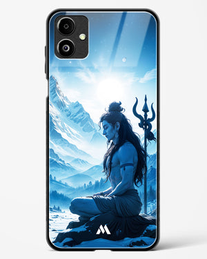 Meditating on Kailash Glass Case Phone Cover (Samsung)