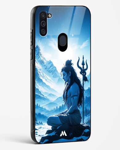 Meditating on Kailash Glass Case Phone Cover (Samsung)
