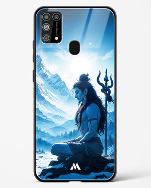 Meditating on Kailash Glass Case Phone Cover (Samsung)