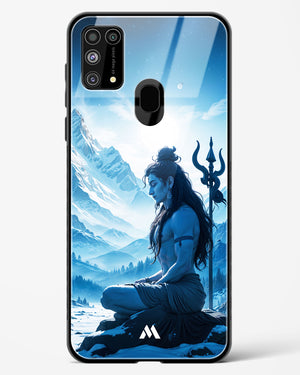 Meditating on Kailash Glass Case Phone Cover (Samsung)