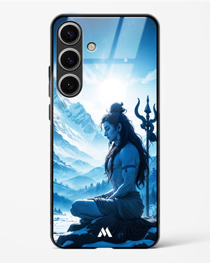 Meditating on Kailash Glass Case Phone Cover (Samsung)