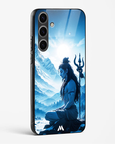 Meditating on Kailash Glass Case Phone Cover (Samsung)