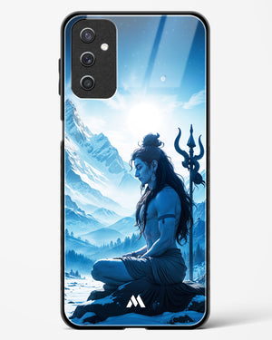Meditating on Kailash Glass Case Phone Cover (Samsung)